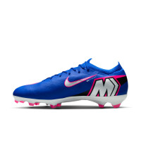 Nike Zoom Mercurial Vapor 16 Pro Gras Voetbalschoenen (FG) Blauw Wit Felroze