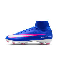 Nike Zoom Mercurial Superfly 10 Pro Gras Voetbalschoenen (FG) Blauw Wit Felroze