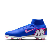 Nike Zoom Mercurial Superfly 10 Pro Gras Football Boots (FG) Blue White Hot Pink