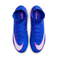 Nike Zoom Mercurial Superfly 10 Pro Gras Football Boots (FG) Blue White Hot Pink