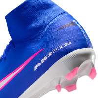 Nike Zoom Mercurial Superfly 10 Pro Gras Football Boots (FG) Blue White Hot Pink