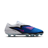 Nike Phantom 6 Low Elite Gras Football Boots (FG) Blue White Hot Pink
