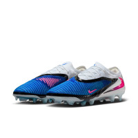 Nike Phantom 6 Low Elite Gras Football Boots (FG) Blue White Hot Pink