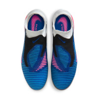 Nike Phantom 6 High Elite Grass Football Boots (FG) Blue White Hot Pink