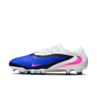 Nike Phantom 6 Low Pro Gras Football Boots (FG) Blue White Hot Pink