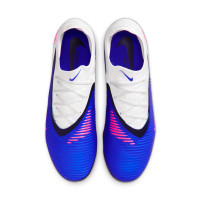 Nike Phantom 6 Low Pro Gras Football Boots (FG) Blue White Hot Pink