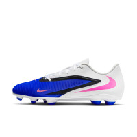 Nike Phantom 6 Low Club Grass/Artificial Grass Football Boots (MG) Blue White Hot Pink