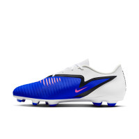 Nike Phantom 6 Low Club Grass/Artificial Grass Football Boots (MG) Blue White Hot Pink