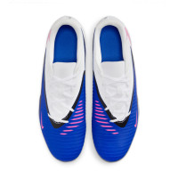Nike Phantom 6 Low Club Grass/Artificial Grass Football Boots (MG) Blue White Hot Pink