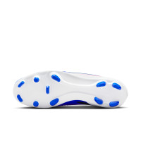 Nike Phantom 6 Low Club Grass/Artificial Grass Football Boots (MG) Blue White Hot Pink