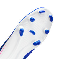 Nike Phantom 6 Low Club Grass/Artificial Grass Football Boots (MG) Blue White Hot Pink