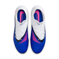 Nike Phantom 6 High Academy Grass/Artificial Grass Football Boots (MG) Blue White Hot Pink