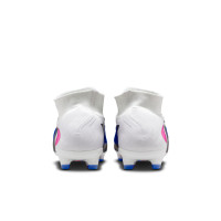 Nike Phantom 6 High Pro Gras Football Boots (FG) Blue White Hot Pink