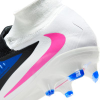 Nike Phantom 6 High Pro Gras Football Boots (FG) Blue White Hot Pink