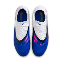 Nike Phantom 6 Low Pro Artificial Grass Football Boots (AG) Blue White Hot Pink