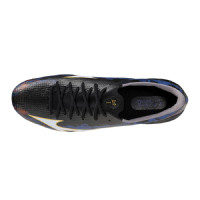 Mizuno Alpha III Japan Gras Voetbalschoenen (FG) Zwart Blauw Rood Goud