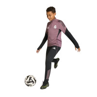 adidas Real Madrid Trainingsbroek 2025-2026 Kids Zwart Paars Wit