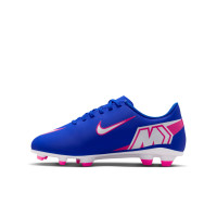 Nike Mercurial Vapor 16 Club Gras / Kunstgras Voetbalschoenen (MG) Kids Blauw Wit Felroze