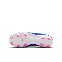 Nike Mercurial Vapor 16 Club Gras / Kunstgras Voetbalschoenen (MG) Kids Blauw Wit Felroze
