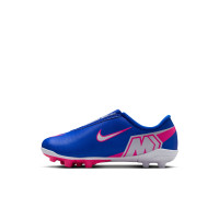Nike Mercurial Vapor 16 Club Grass/Artificial Grass Football Boots (MG) Toddlers Blue White Hot Pink
