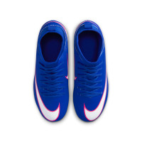 Nike Mercurial Superfly 10 Club Gras / Kunstgras Voetbalschoenen (MG) Kids Blauw Wit Felroze