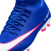 Nike Mercurial Superfly 10 Club Gras / Kunstgras Voetbalschoenen (MG) Kids Blauw Wit Felroze