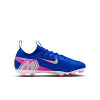Nike Zoom Mercurial Vapor 16 Academy Grass/Artificial Grass Football Boots (MG) Kids Blue White Hot Pink