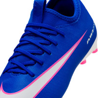 Nike Zoom Mercurial Vapor 16 Academy Grass/Artificial Grass Football Boots (MG) Kids Blue White Hot Pink