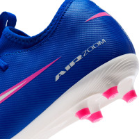Nike Zoom Mercurial Vapor 16 Academy Grass/Artificial Grass Football Boots (MG) Kids Blue White Hot Pink
