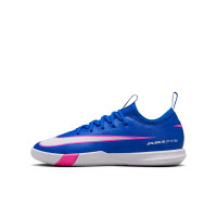 Nike Zoom Mercurial Vapor 16 Academy Zaalvoetbalschoenen (IN) Kids Blauw Wit Felroze
