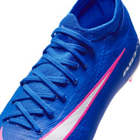 Nike Zoom Mercurial Vapor 16 Pro Gras Football Boots (FG) Kids Blue White Hot Pink