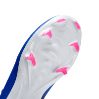 Nike Zoom Mercurial Vapor 16 Pro Gras Football Boots (FG) Kids Blue White Hot Pink
