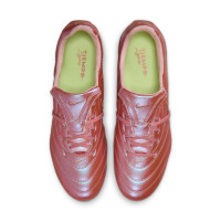 Nike Tiempo Ligera Pro Gras Voetbalschoenen (FG) Roze Brons