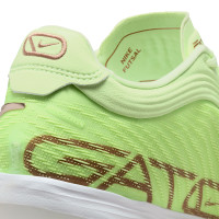 Nike Tiempo Reactgato Limited Edition Zaalvoetbalschoenen (IN) Lichtgroen Wit Brons