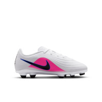 Nike Tiempo Maestro Club Gras / Kunstgras Voetbalschoenen (MG) Kids Wit Blauw Felroze