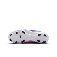 Nike Tiempo Maestro Club Gras / Kunstgras Voetbalschoenen (MG) Kids Wit Blauw Felroze