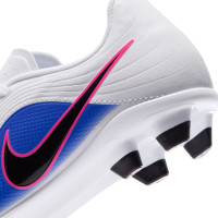 Nike Tiempo Maestro Club Gras / Kunstgras Voetbalschoenen (MG) Kids Wit Blauw Felroze