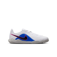 Nike Tiempo Club Maestro Zaalvoetbalschoenen (IN) Kids Wit Blauw Felroze
