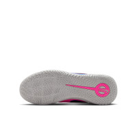 Nike Tiempo Maestro Club Zaalvoetbalschoenen (IN) Kids Wit Blauw Felroze