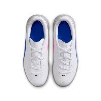 Nike Tiempo Maestro Club Zaalvoetbalschoenen (IN) Kids Wit Blauw Felroze