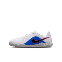 Nike Tiempo Maestro Club Zaalvoetbalschoenen (IN) Kids Wit Blauw Felroze