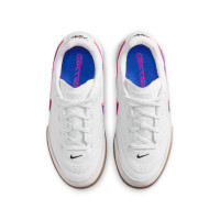 Nike Tiempo Streetgato Kids Street Football Boots White Blue Hot Pink