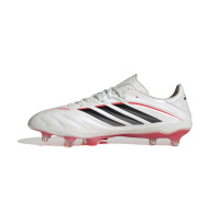 adidas Copa Pure IV Elite Gras Voetbalschoenen (FG) Wit Zwart Rood