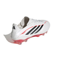 adidas Copa Pure IV Elite Gras Voetbalschoenen (FG) Wit Zwart Rood