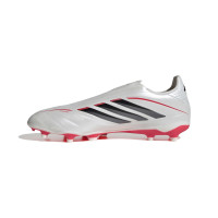 adidas Copa Pure IV League Laceless Grass Football Boots (FG) White Black Red