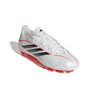 adidas Copa Pure IV League Gras Voetbalschoenen (FG) Kids Wit Zwart Rood