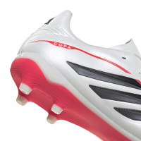 adidas Copa Pure IV League Gras Voetbalschoenen (FG) Kids Wit Zwart Rood