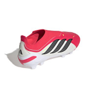 adidas Predator League Veterloze Gras Voetbalschoenen (FG) Kids Rood Wit Zwart