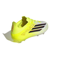 adidas F50 Elite Gras Football Boots (FG) Kids Neon Yellow Black Red