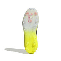 adidas F50 Elite Gras Football Boots (FG) Kids Neon Yellow Black Red